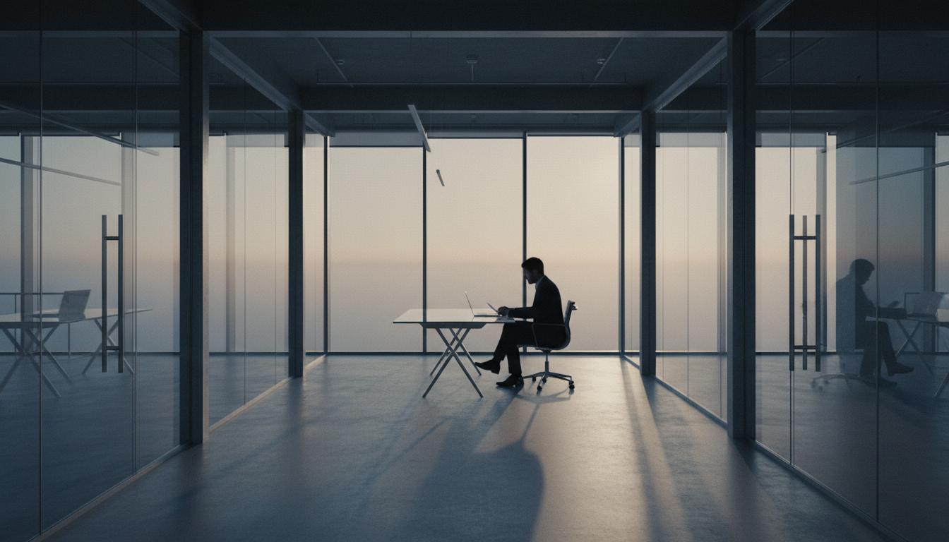 Corporate travel management — business travellers in transit at a major Canadian airport hub